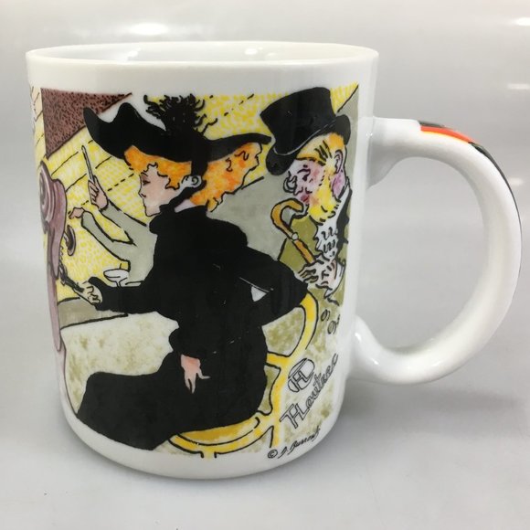 Chaleur Toulouse Lautrec Moulin Rouge Mug 14 oz Impressionist Art Burrows - Picture 1 of 6